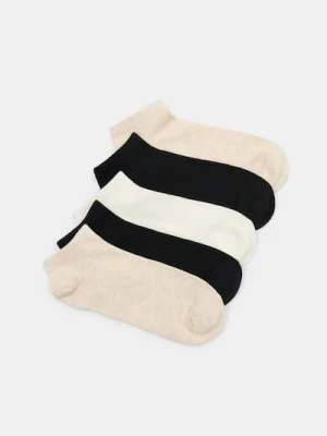 Sinsay - Skarpetki stopki 5 pack - wielobarwny