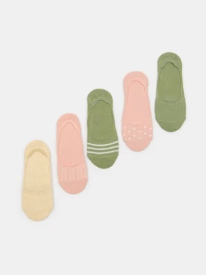 Sinsay - Skarpetki stopki 5 pack - zielony