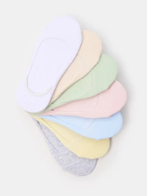 Sinsay - Skarpetki stopki 7 pack - wielobarwny