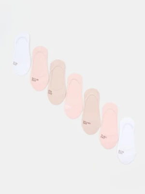 Sinsay - Skarpetki stopki 7 pack - wielobarwny