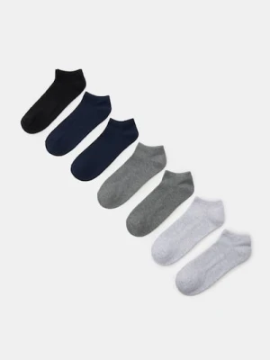 Sinsay - Skarpetki stopki 7 pack - wielobarwny