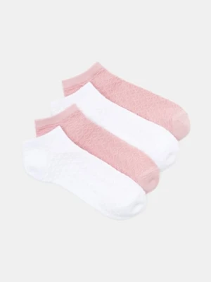 Sinsay - Skarpetki stopki ze wzorem 4 pack - wielobarwny