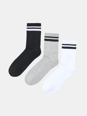Sinsay - Skarpetki z bawełną 3 pack - wielobarwny