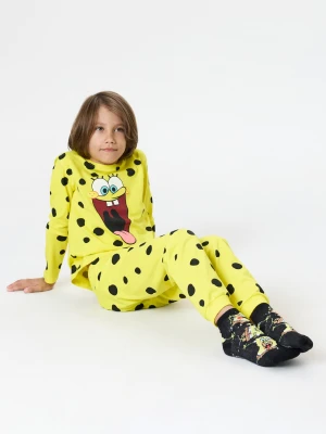 Sinsay - Skarpetki z bawełną 4 pack SpongeBob - wielobarwny