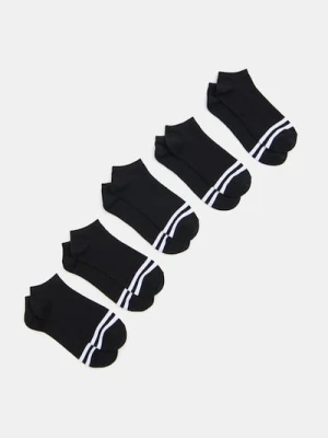 Sinsay - Skarpetki z bawełną 5 pack - czarny