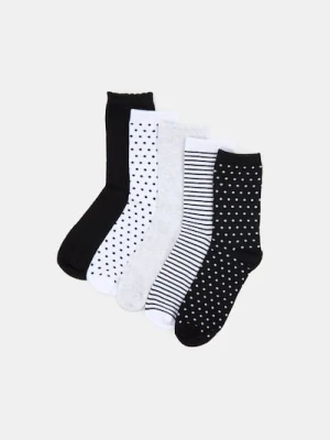 Sinsay - Skarpetki z bawełną 5 pack - wielobarwny