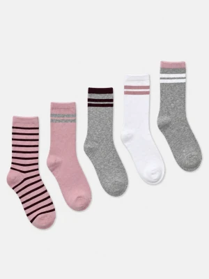 Sinsay - Skarpetki z bawełną 5 pack - wielobarwny