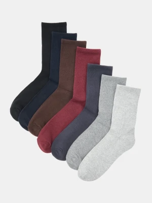 Sinsay - Skarpetki z bawełną 7 pack - wielobarwny