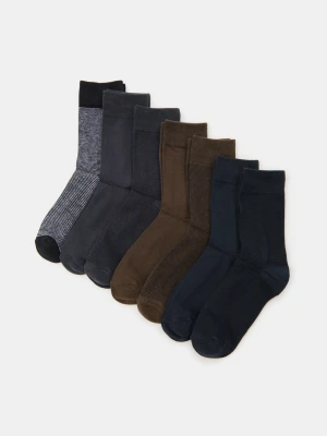 Sinsay - Skarpetki z bawełną 7 pack - wielobarwny