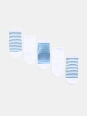 Sinsay - Skarpetki z bawełną w paski 5 pack - wielobarwny