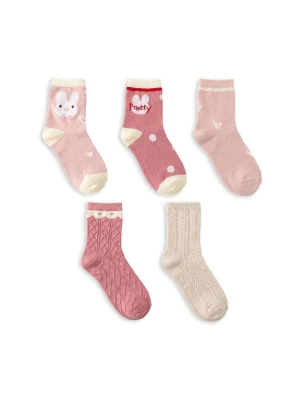 Sinsay - Skarpetki z motywem królika 5 pack - wielobarwny
