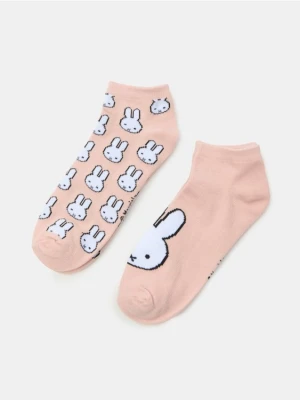 Sinsay - Skarpetki z nadrukiem Miffy - beżowy