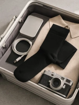 Sinsay - Skarpety uciskowe do podróży - czarny