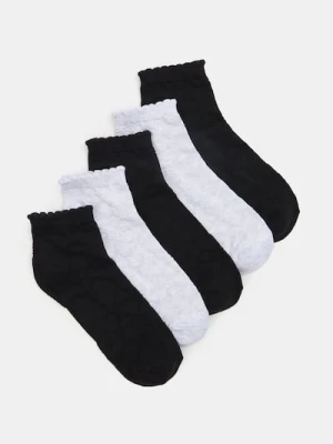 Sinsay - Skarpety ze strukturalnej dzianiny 5 pack - wielobarwny