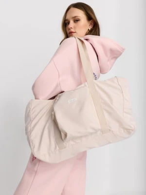 Sinsay - Składana nylonowa torba podróżna - kremowy