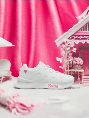 Sinsay - Sneakersy Barbie - biały