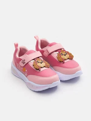 Sinsay - Sneakersy LED z elastycznymi sznurówkami PAW Patrol - różowy