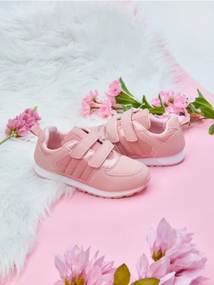 Sinsay - Sneakersy na rzepy - różowy