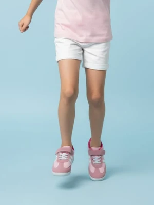 Sinsay - Sneakersy na rzepy - różowy