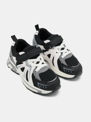 Sinsay - Sneakersy na rzepy - szary