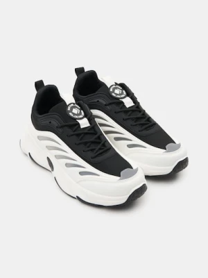 Sinsay - Sneakersy sportowe na grubej podeszwie - wielobarwny