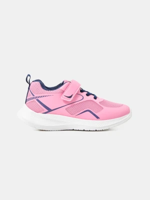 Sinsay - Sneakersy sportowe z imitacji skóry i siateczką - różowy