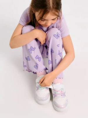 Sinsay - Sneakersy z brokatowymi elementami - biały