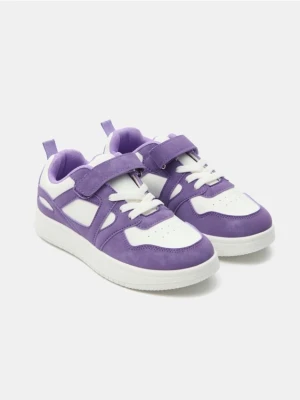 Sinsay - Sneakersy z imitacji skóry colo-block - wielobarwny