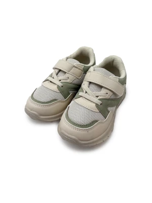 Sinsay - Sneakersy z imitacji skóry i siateczką - beżowy