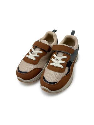 Sinsay - Sneakersy z imitacji skóry i siateczką - wielobarwny
