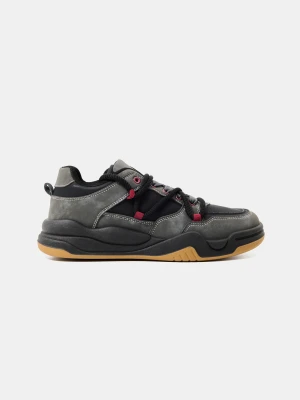 Sinsay - Sneakersy z imitacji skóry z kontrastowymi detalami - wielobarwny