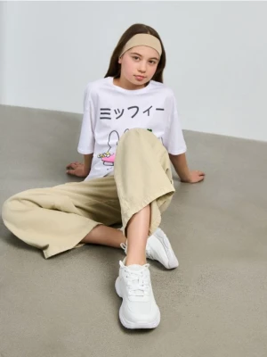 Sinsay - Sneakersy z lekką podeszwą - biały
