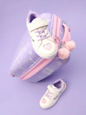 Sinsay - Sneakersy z naszywkami - biały