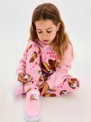 Sinsay - Sneakersy z siateczki z nadrukiem PAW Patrol - różowy