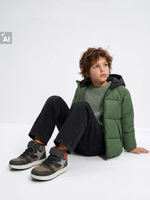Sinsay - Sneakersy za kostkę z imitacji skóry - wielobarwny