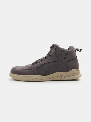 Sinsay - Sneakersy za kostkę z imitacji zamszu - szary