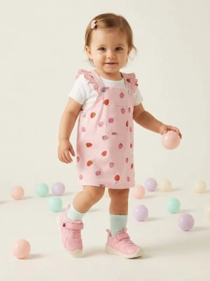 Sinsay - Sneakersy ze skórzaną wkładką z certyfikatem "ZDROWA STOPA" - różowy