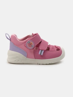 Sinsay - Sneakersy ze skórzaną wkładką z certyfikatem "ZDROWA STOPA" - różowy