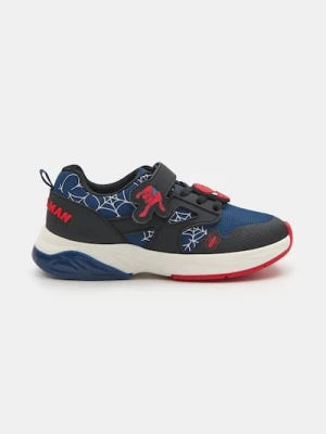 Sinsay - Sneakersy ze świecącą podeszwą LED i aplikacją 3D Spider-Man - granatowy