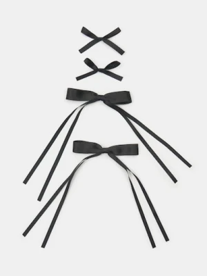 Sinsay - Spinka do włosów 4 pack - czarny