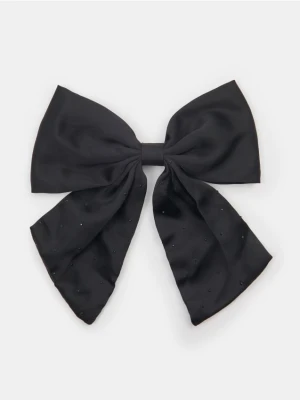 Sinsay - Spinka do włosów w kształcie kokardy - czarny