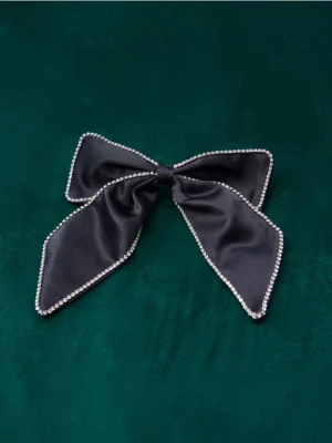Sinsay - Spinka do włosów w kształcie kokardy - czarny