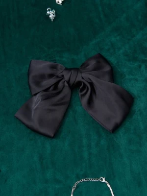 Sinsay - Spinka do włosów w kształcie kokardy - czarny