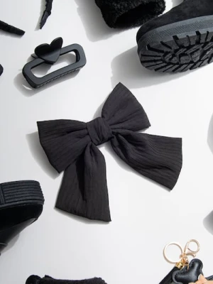 Sinsay - Spinka do włosów w kształcie kokardy - czarny