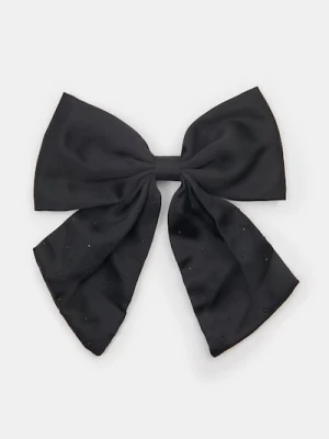 Sinsay - Spinka do włosów w kształcie kokardy - czarny