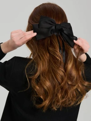 Sinsay - Spinka do włosów w kształcie kokardy - czarny