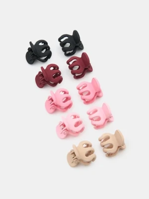 Sinsay - Spinka do włosów z matowym wykończeniem 10 pack - wielobarwny