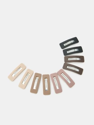 Sinsay - Spinka do włosów z matowym wykończeniem 10 pack - wielobarwny