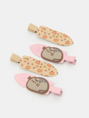 Sinsay - Spinki do włosów 3 pack Pusheen The Cat - wielobarwny