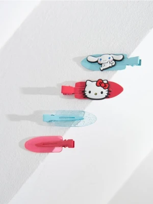 Sinsay - Spinki do włosów 4 pack Hello Kitty - wielobarwny